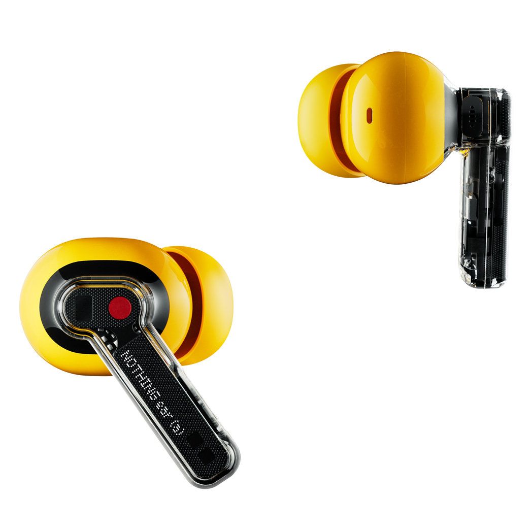 Nothing Ear (a) - Yellow model B162 Nothing Ear(a) Yellow front view - GharOne Nepal view 8